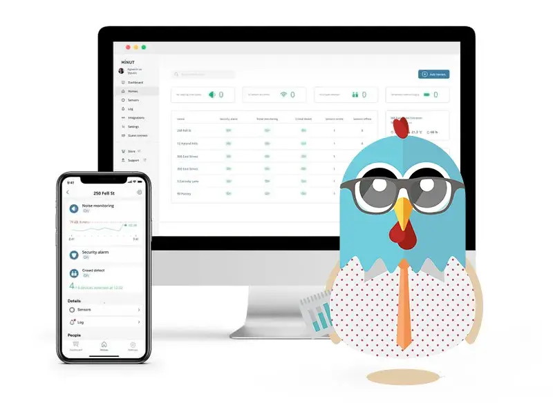 Área de cliente Hostz no computador e no telemóvel