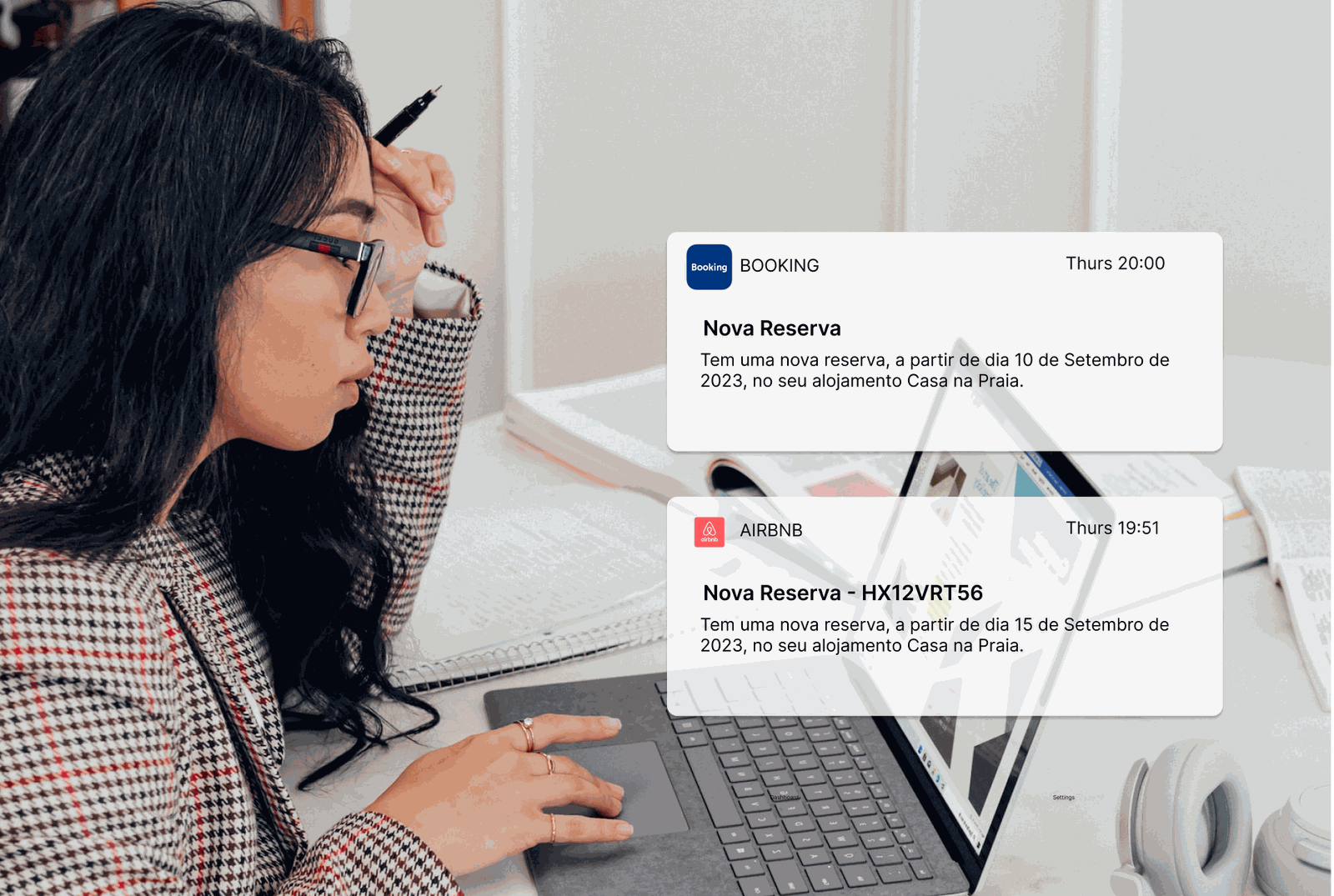 Relatório de rendimento do alojamento